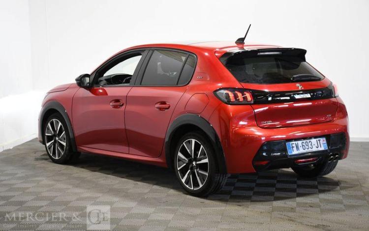 PEUGEOT 208 1.2 PURETECH 130ch GT LINE EAT ROUGE FW-693-JT