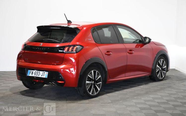 PEUGEOT 208 1.2 PURETECH 130ch GT LINE EAT ROUGE FW-693-JT