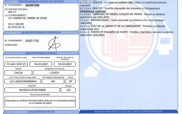 DACIA LODGY STEPWAY 1.5 BLUEDCI 115ch BEIGE FX-841-WW