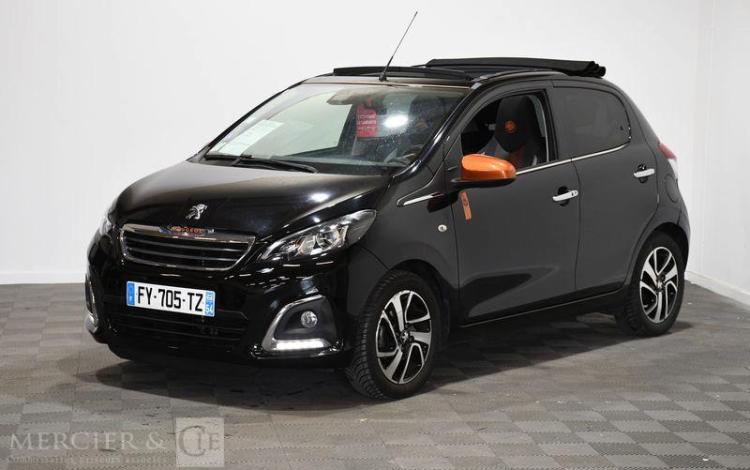 PEUGEOT 108 TOP ! ROLAND GARROS VTI 72 NOIR FY-705-TZ