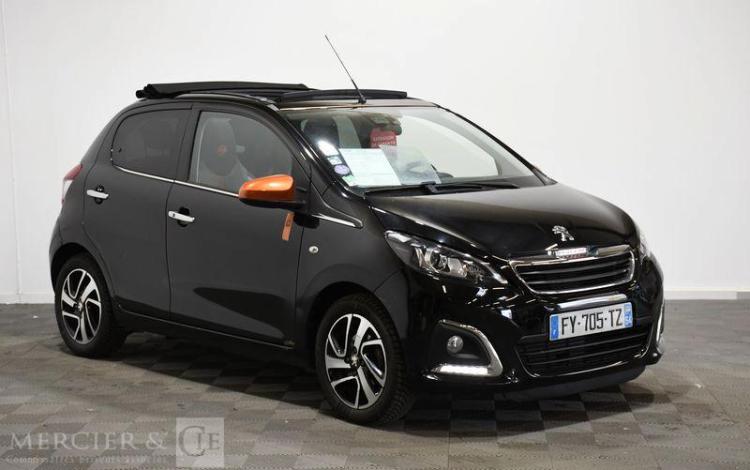 PEUGEOT 108 TOP ! ROLAND GARROS VTI 72 NOIR FY-705-TZ