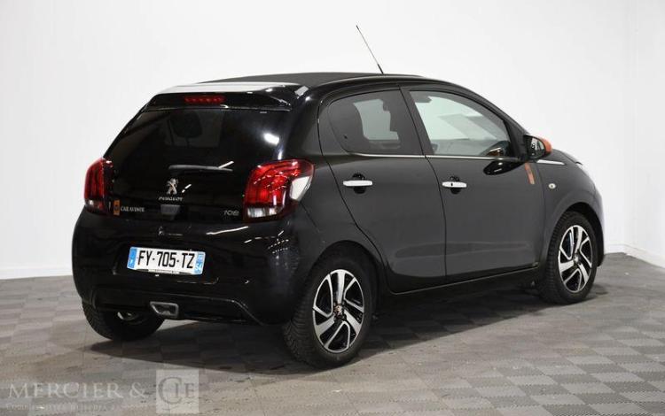 PEUGEOT 108 TOP ! ROLAND GARROS VTI 72 NOIR FY-705-TZ