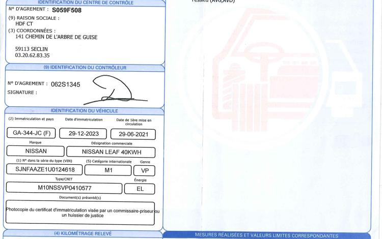 NISSAN LEAF 150ch 40kWh AVEC BATTERIE 10E ANNIVERSAIRE GRIS GA-344-JC