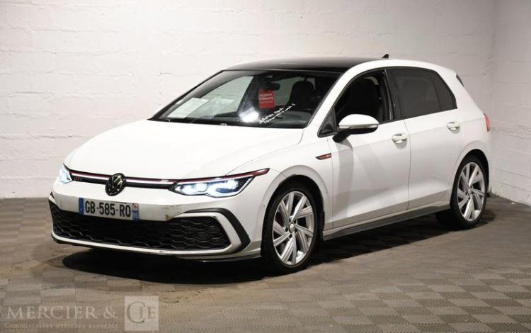 VOLKSWAGEN GOLF 8 2,0 TSI 242CH DSG7 GTI BLANC GB-585-RQ