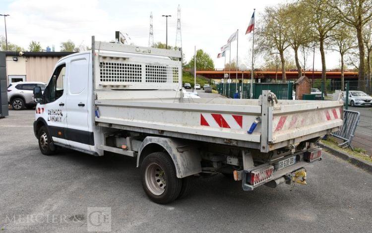 FORD TRANSIT P350 2.0 ECO BLUE BENNE ATTELAGE BLANC GB-638-QB