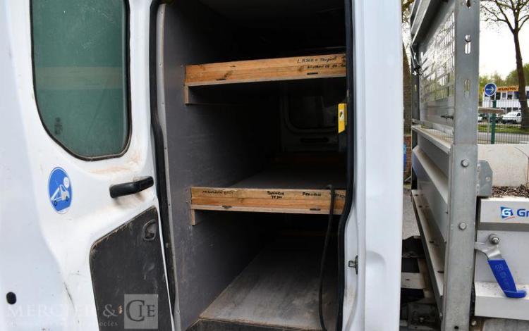 FORD TRANSIT P350 2.0 ECO BLUE BENNE ATTELAGE BLANC GB-638-QB
