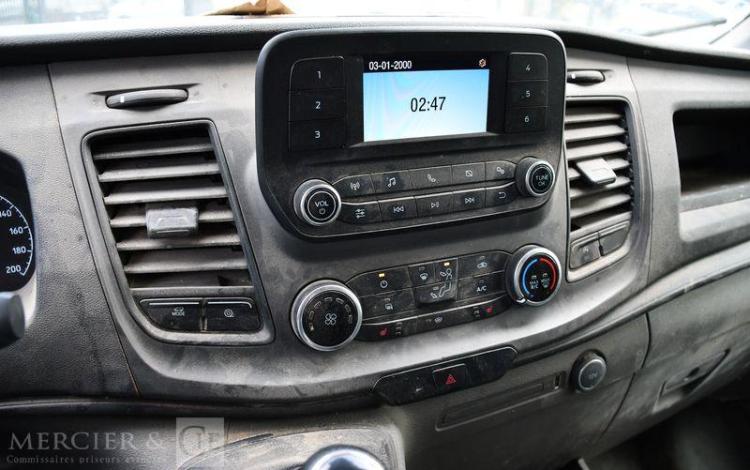 FORD TRANSIT P350 2.0 ECO BLUE BENNE ATTELAGE BLANC GB-638-QB
