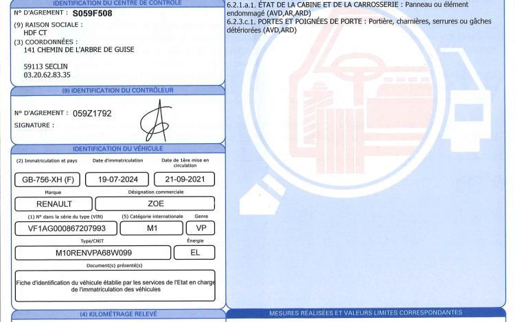 RENAULT ZOE R110 E-TECH ZE 110ch 40KWH ACHAT-INTEGRAL BUSINESS BLANC GB-756-XH