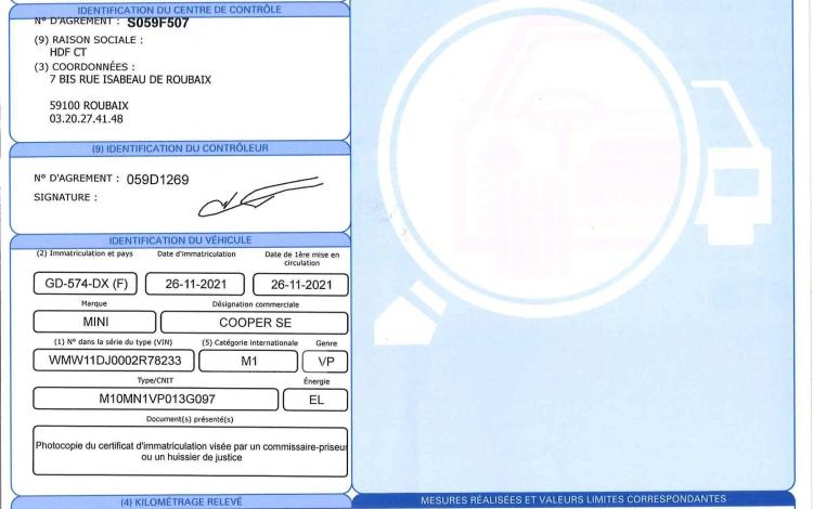 MINI COOPER ELECTRIC 185ch 28.9KWH SE ESSENTIAL BVA GRIS GD-574-DX