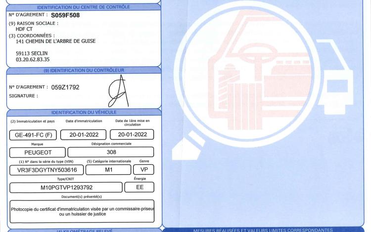 PEUGEOT 308 GT PACK HYBRID NOIR GE-491-FC