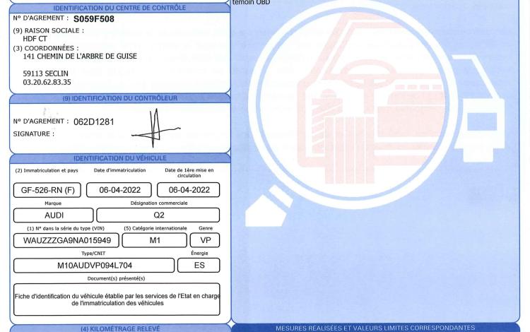 AUDI Q2 1.5 35 TFSI 150ch S-LINE S-TRONIC GRIS GF-526-RN