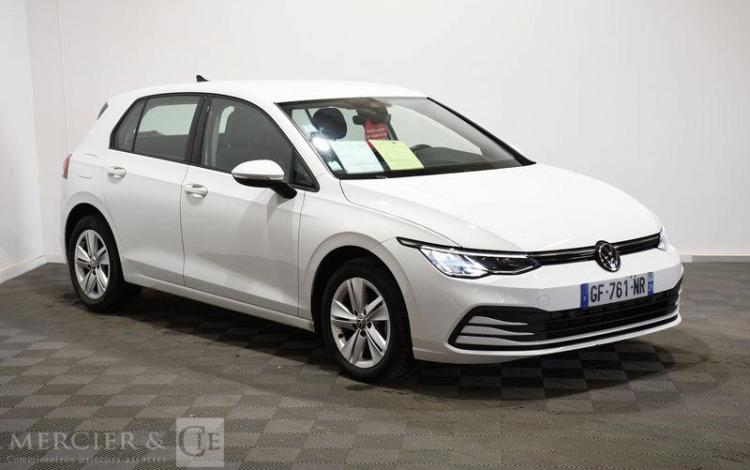 VOLKSWAGEN GOLF VIII SOCIETE 2.0 TDI 115ch LIFE BUSINESS 1ST REVERSIBLE BLANC GF-761-NR