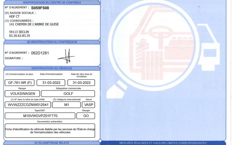 VOLKSWAGEN GOLF VIII SOCIETE 2.0 TDI 115ch LIFE BUSINESS 1ST REVERSIBLE BLANC GF-761-NR