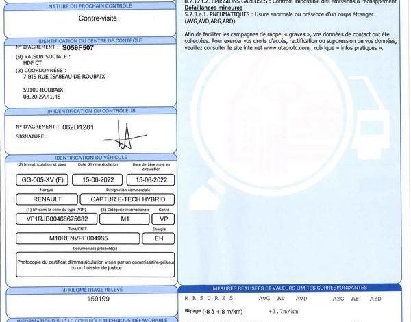 RENAULT CAPTUR 1.6 E-TECH 145H 90 HYBRID 1.2KWH BUSINESS BVA BLEU GG-005-XV