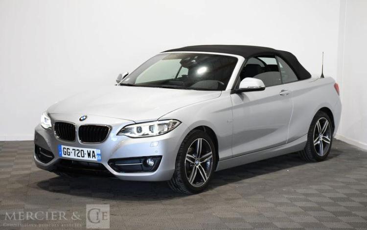BMW SERIE 2 CABRIOLET 1.5 218 I 135 SPORT GRIS GG-720-WA