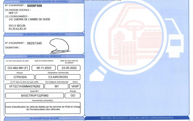 CITROEN C3 AIRCROSS SOCIETE 1.5 BLUEHDI 110ch FEEL PACK BUSINESS BLANC GG-882-MH