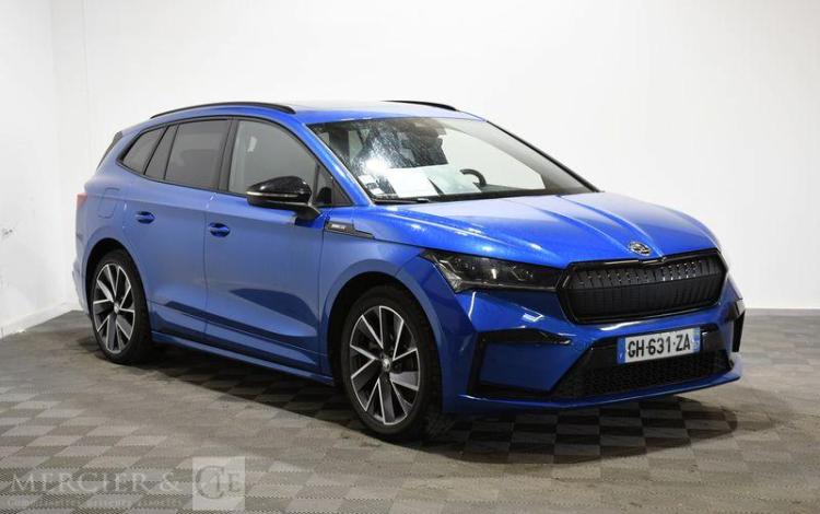 SKODA ENYAQ 80X 82KWH 265ch SPORT LINE 4X4 BVA BLEU GH-631-ZA