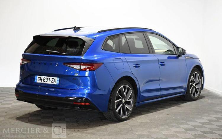 SKODA ENYAQ 80X 82KWH 265ch SPORT LINE 4X4 BVA BLEU GH-631-ZA