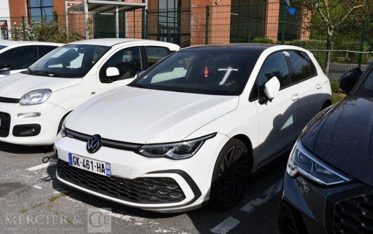VOLKSWAGEN GOLF VIII 2.0 TDI 200ch SCR GTD DSG BLANC GK-461-HA