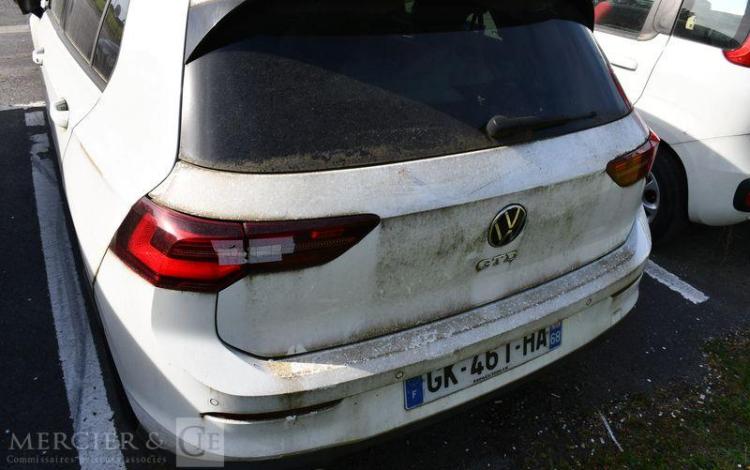 VOLKSWAGEN GOLF VIII 2.0 TDI 200ch SCR GTD DSG BLANC GK-461-HA