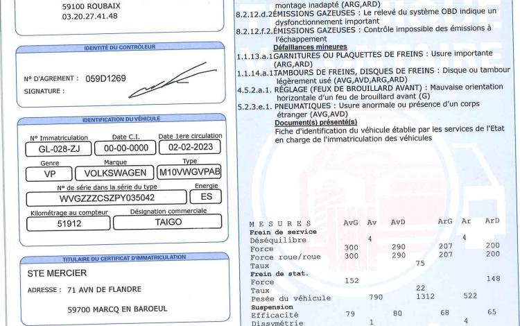 VOLKSWAGEN TAIGO 1.5 TSI 150ch STYLE DSG BLEU GL-028-ZJ