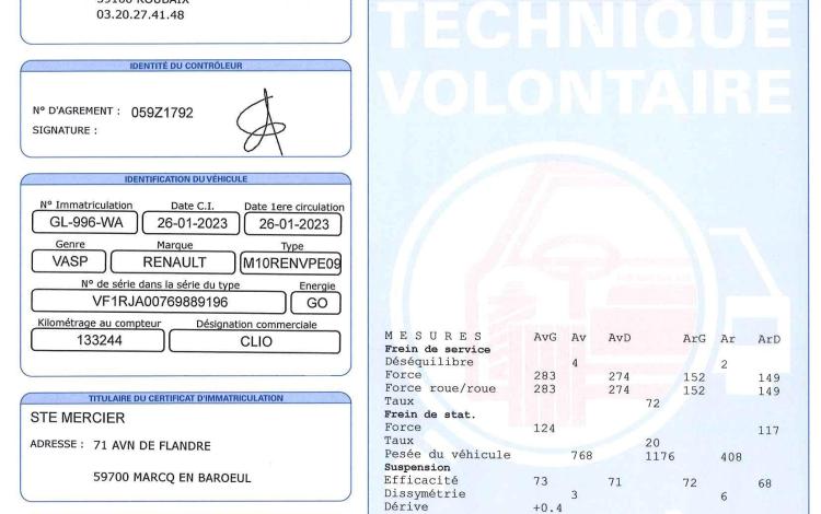 RENAULT CLIO V SOCIETE 1.5 BLUEDCI 100ch EVOLUTION REVERSIBLE BLANC GL-996-WA