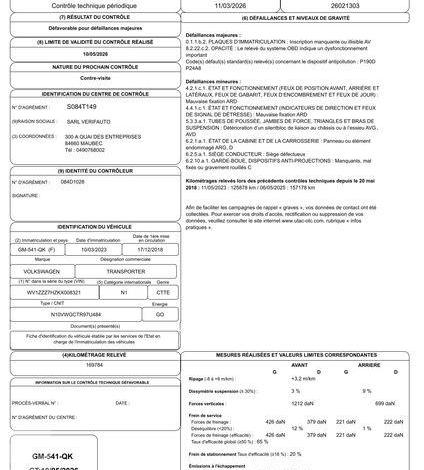 VOLKSWAGEN TRANSPORTER 2,8 T L1H1 2,0 BLANC GM-541-QK