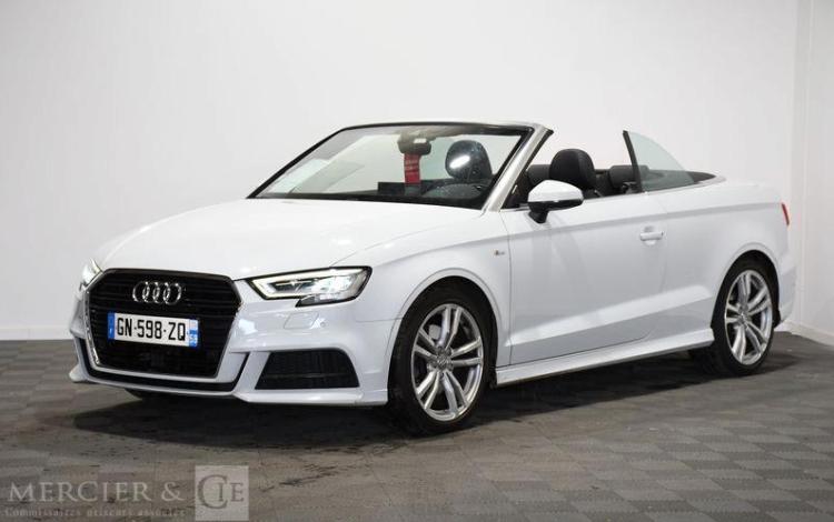 AUDI A3 CABRIOLET 1,4 COD TFSI 150CH SPORT S-TRONIC BVA BLANC GN-598-ZQ