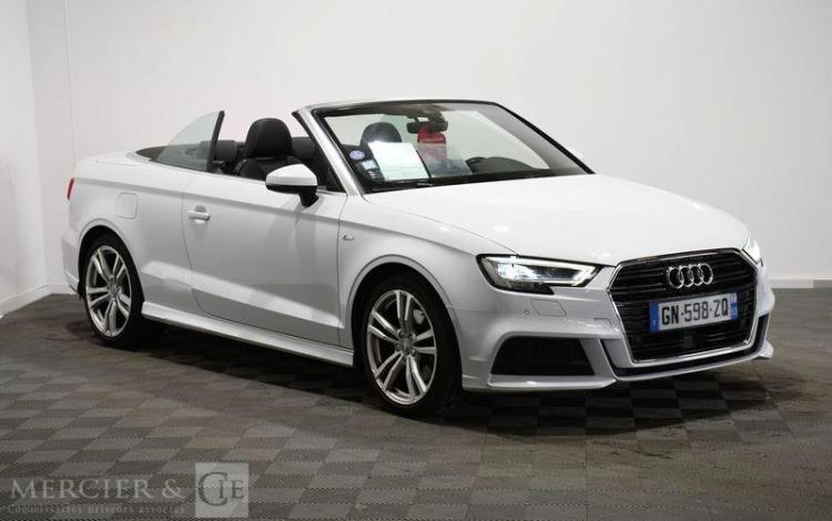 AUDI A3 CABRIOLET 1,4 COD TFSI 150CH SPORT S-TRONIC BVA BLANC GN-598-ZQ