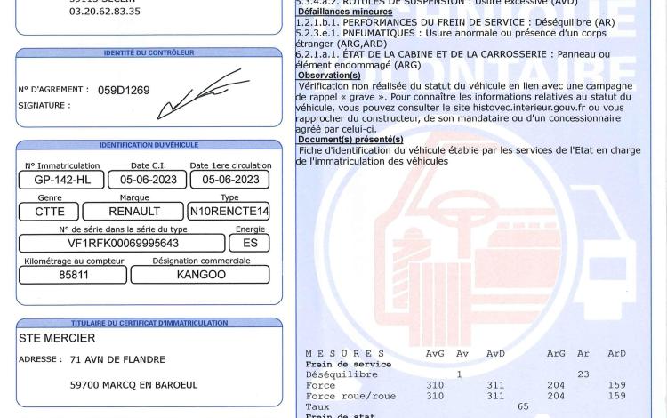 RENAULT KANGOO 1.3 TCE 130ch L1 EXTRA EDC BLANC GP-142-HL