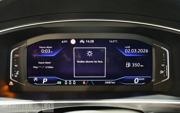 VOLKSWAGEN TIGUAN FL 2,0 TDI 150CH DSG7 R-LINE GRIS GP-428-VK