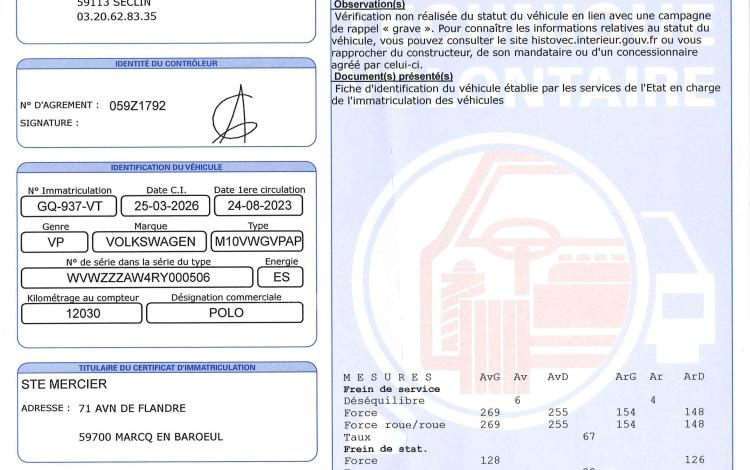 VOLKSWAGEN POLO 1.0 TSI 110ch STYLE DSG NOIR GQ-937-VT