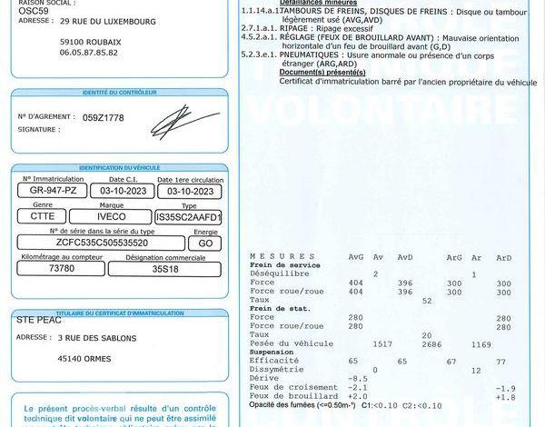IVECO DAILY 6 FG PHASE 3 35S18 3,0D HI MATIC 175CH BVA  GR-947-PZZ