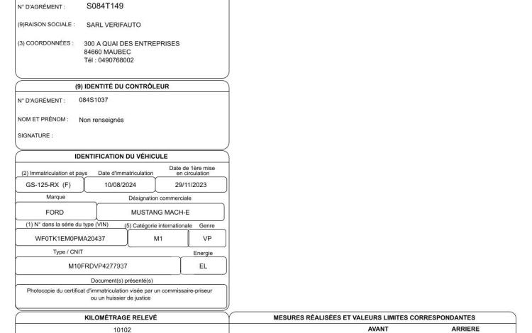 FORD MUSTANG MACH-E 270ch 75.7KWH AN GS-125-RX