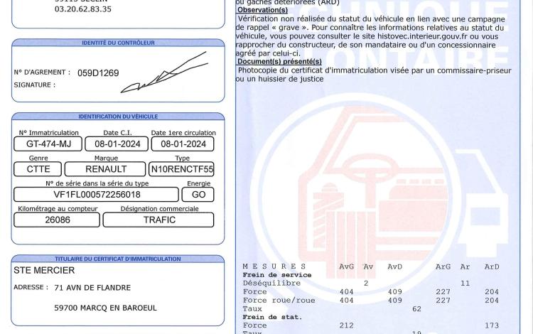 RENAULT TRAFIC VAN L2H1 3T BLUE DCI 130 E6 BLANC GT-474-MJ