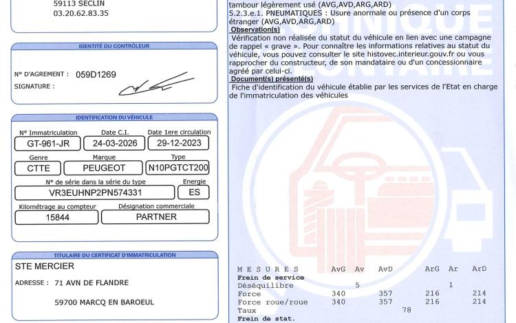 PEUGEOT PARTNER III PHASE 2 600KG PURETECH 110CV S&S BLANC GT-961-JR