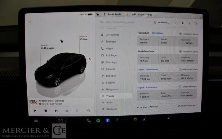 TESLA MODEL Y 300ch 60KWH STANDARD-RANGE NOIR GV-419-CV