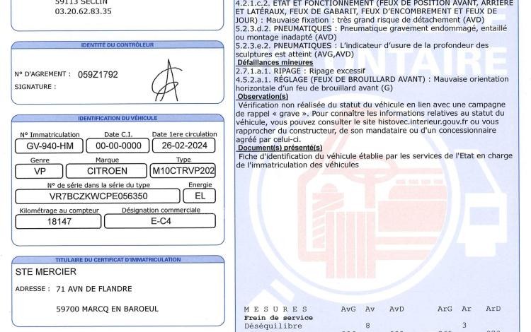 CITROEN e-C4 155ch 54KWH E-SERIES BLANC GV-940-HM