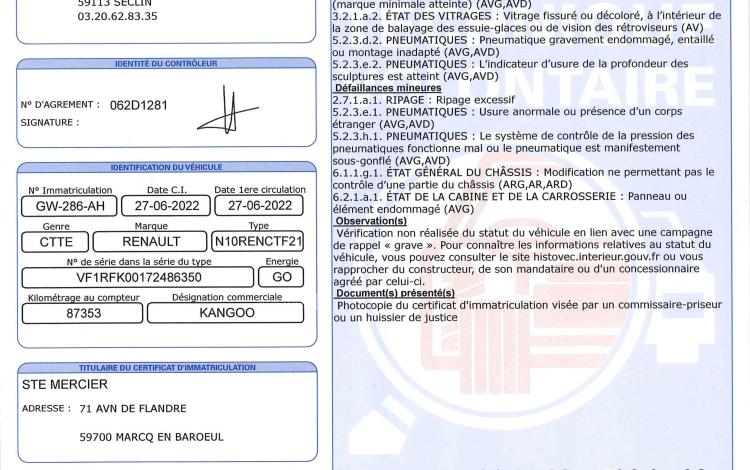 RENAULT KANGOO 1.5 BLUEDCI 95ch L1 EXTRA BLANC GW-286-AH