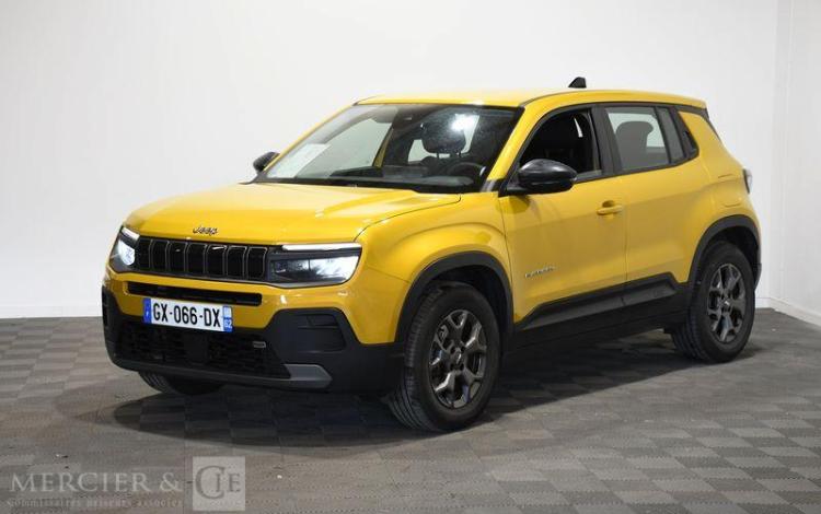 JEEP AVENGER ELECTRIC 155ch 54KWH LONGITUDE BVA JAUNE GX-066-DX