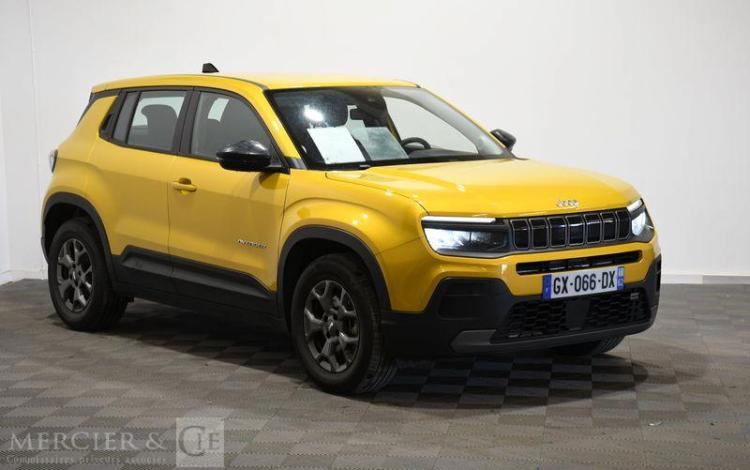 JEEP AVENGER ELECTRIC 155ch 54KWH LONGITUDE BVA JAUNE GX-066-DX