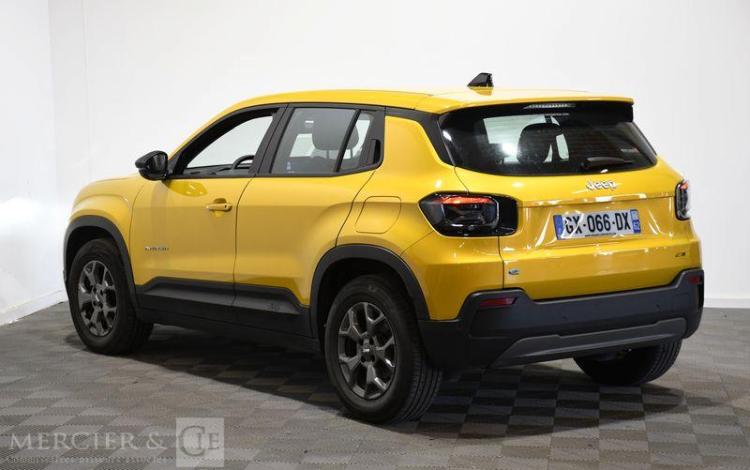 JEEP AVENGER ELECTRIC 155ch 54KWH LONGITUDE BVA JAUNE GX-066-DX