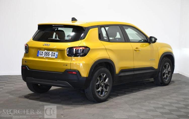 JEEP AVENGER ELECTRIC 155ch 54KWH LONGITUDE BVA JAUNE GX-066-DX