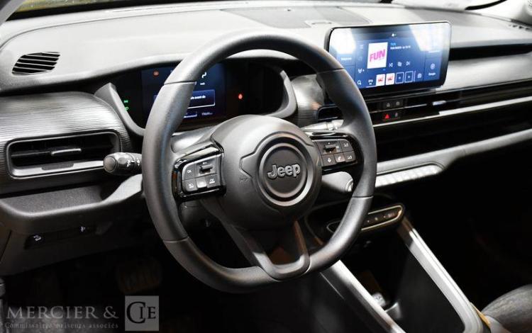 JEEP AVENGER ELECTRIC 155ch 54KWH LONGITUDE BVA JAUNE GX-066-DX