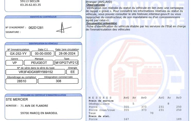 PEUGEOT 308 SW ALLURE HYBRID 180 e-EAT8 VERT GX-252-YY