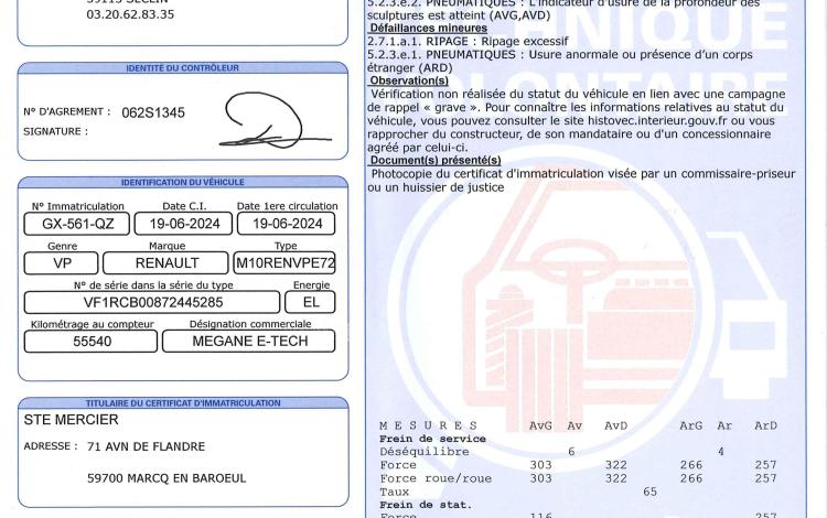 RENAULT MEGANE EV60 E-TECH ELECTRIQUE 220ch 60KWH SUPER-CHARGE ICONIC NOIR GX-561-QZ