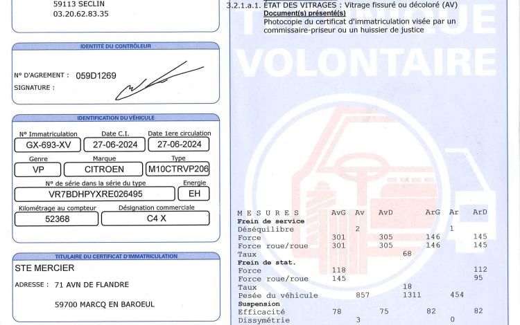 CITROEN C4 1.2 135ch MHEV HYBRID PLUS E-DCS6 GRIS GX-693-XV