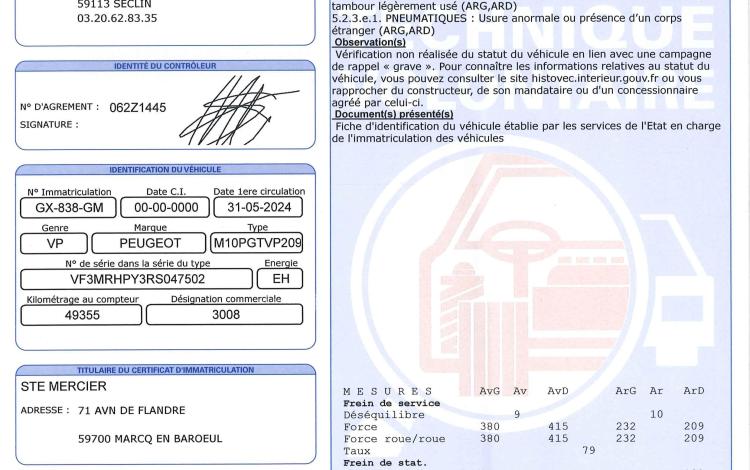 PEUGEOT 3008 1.2 135ch MHEV ACTIVE PACK E-DCS6 BLEU GX-838-GM