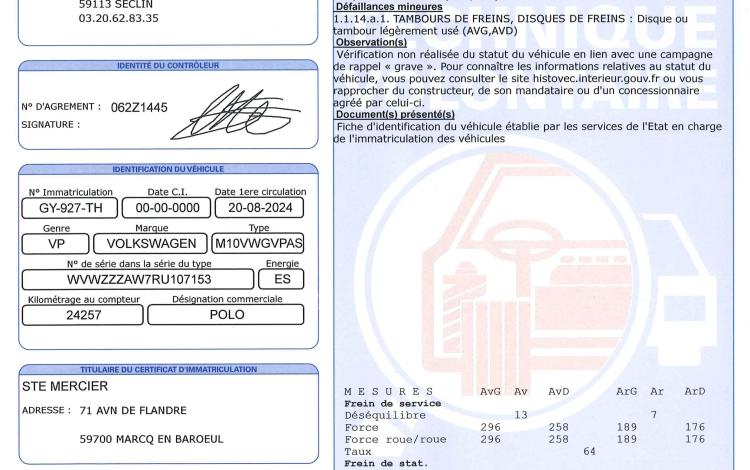 VOLKSWAGEN POLO FL 2,0 TSI 207CH DSG7 GTI BEIGE GY-927-TH