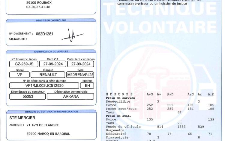 RENAULT ARKANA 1.3 TCE MHEV 140ch EVOLUTION EDC NOIR GZ-259-JS